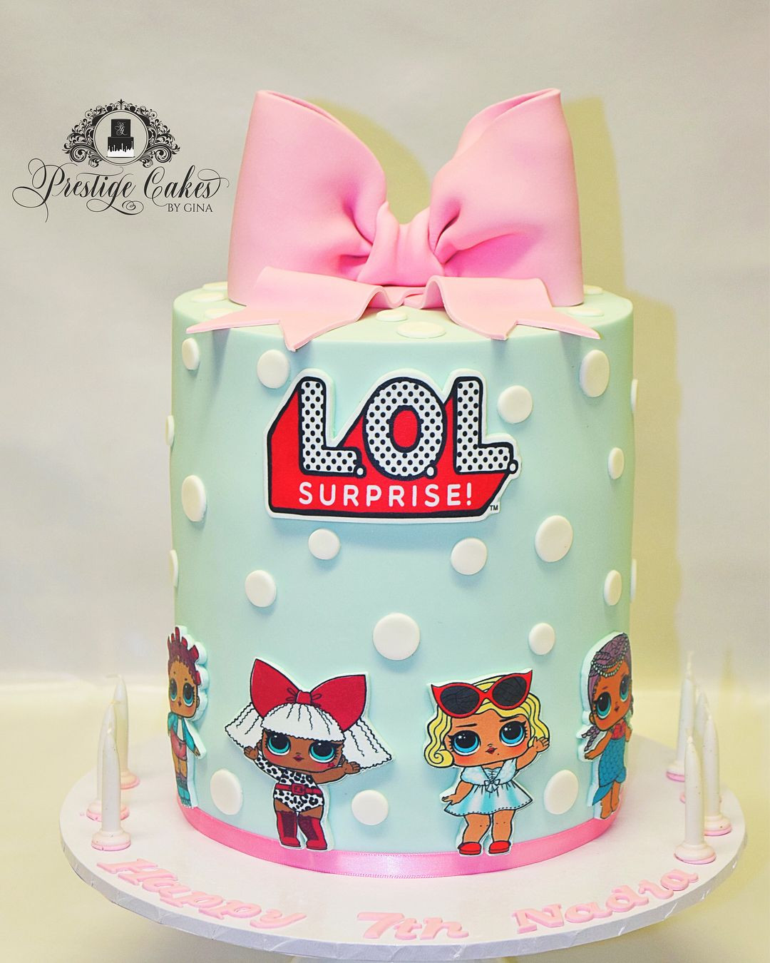 Best ideas about Lol Birthday Cake
. Save or Pin How sweet is this LOL surprise themed cake for Nadia s 7th Now.