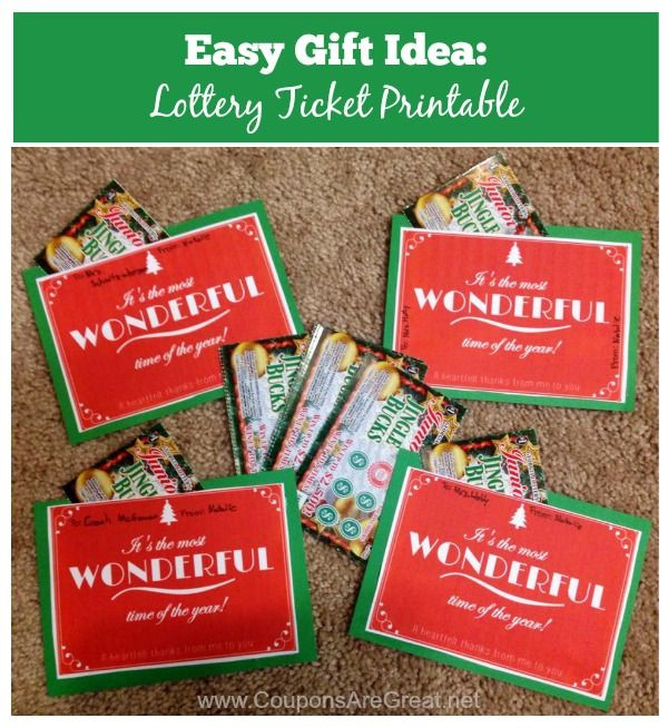 Best ideas about Lottery Ticket Gift Ideas
. Save or Pin Do you need to give ts to a million people Use this Now.