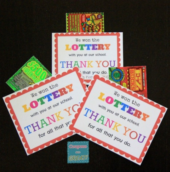 Best ideas about Lottery Ticket Gift Ideas
. Save or Pin Teacher Appreciation Idea Lottery Tickets Now.