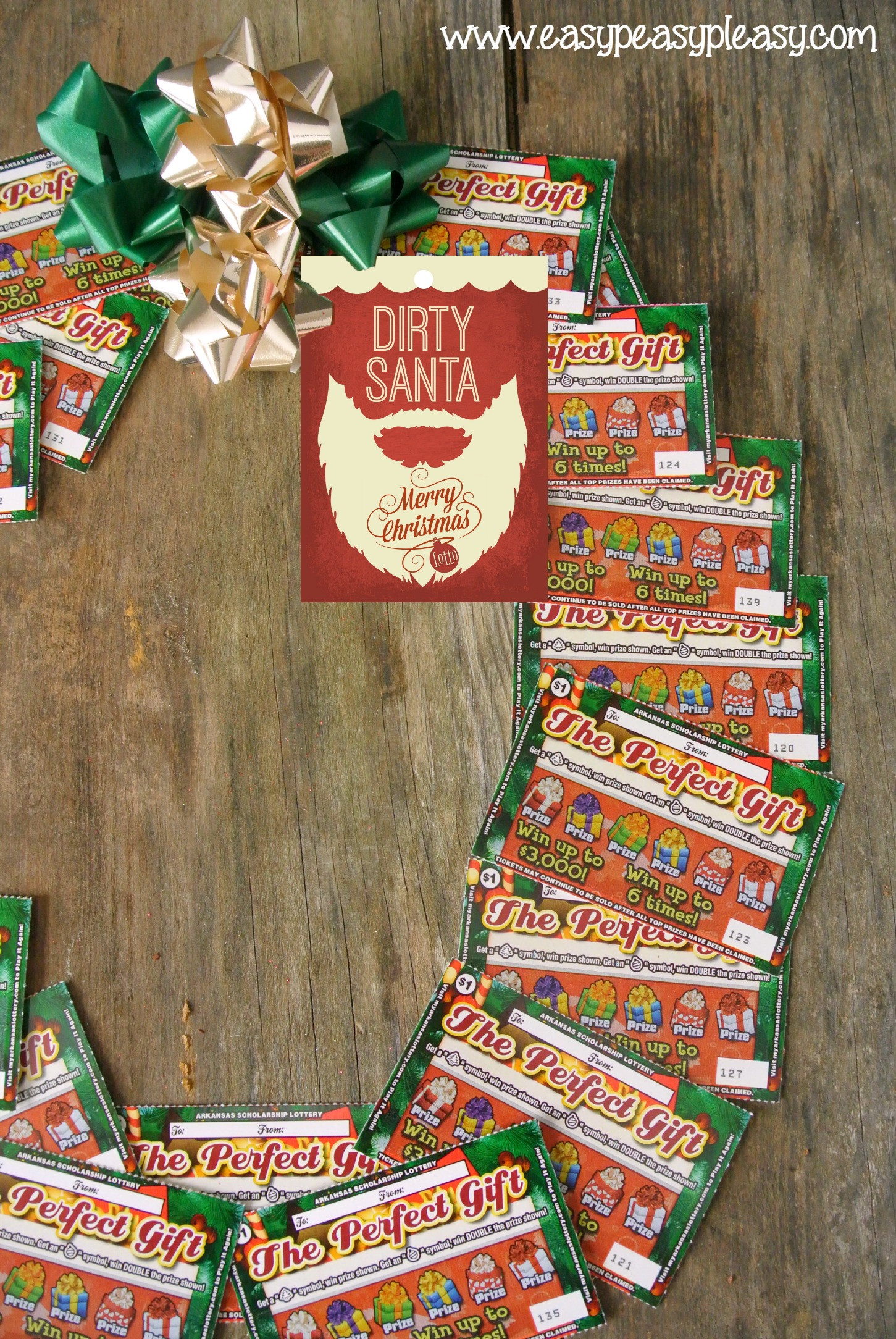 Best ideas about Lottery Tickets Gift Ideas
. Save or Pin Dirty Santa Lottery Tickets = The Perfect Gift Easy Now.