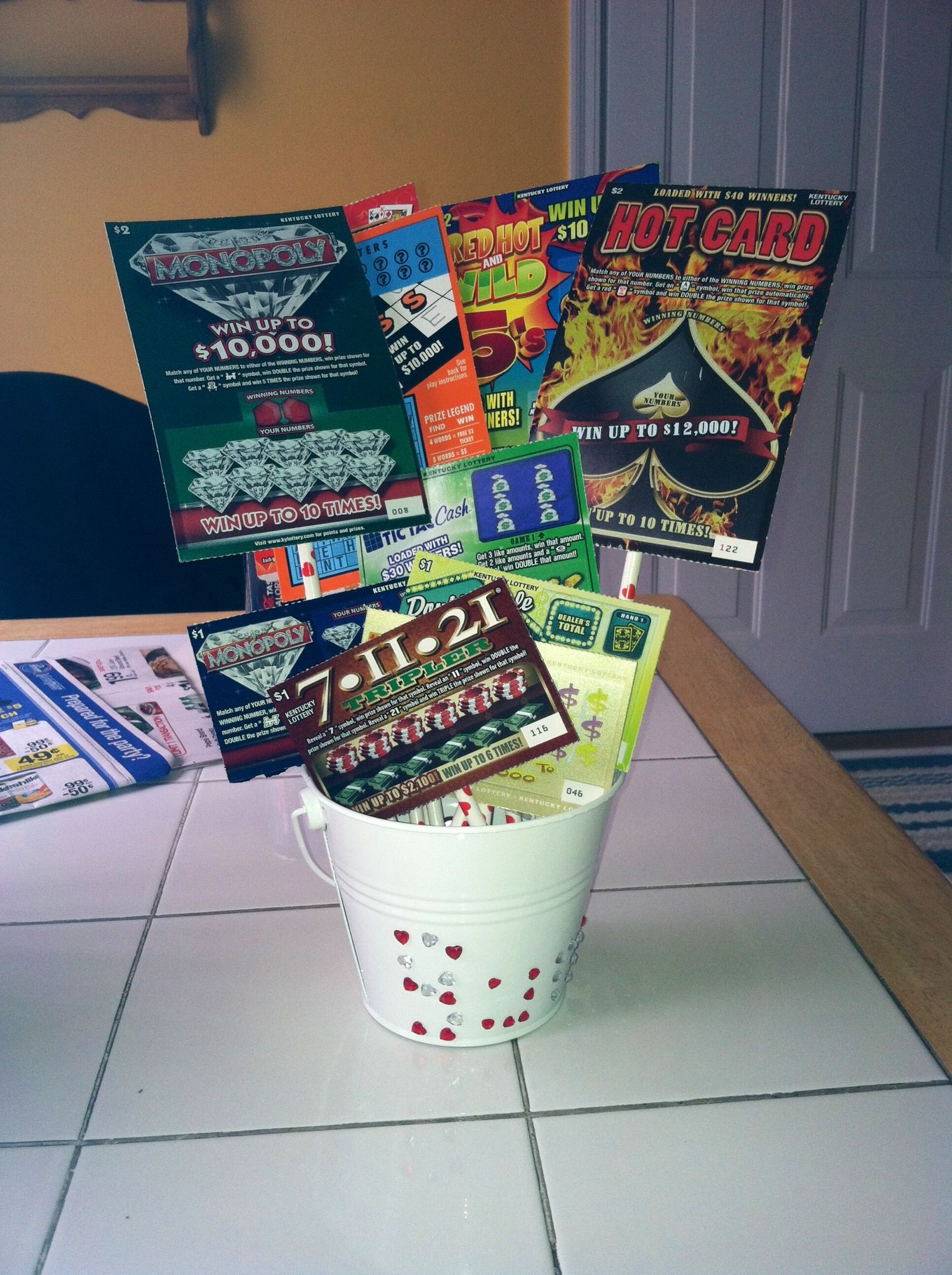 Best ideas about Lottery Tickets Gift Ideas
. Save or Pin Gift ideas Lottery ticket bucket Now.