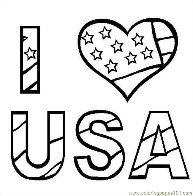 Best ideas about Love Coloring Pages For Boys
. Save or Pin I Love USA printable coloring pages for kids boys and Now.