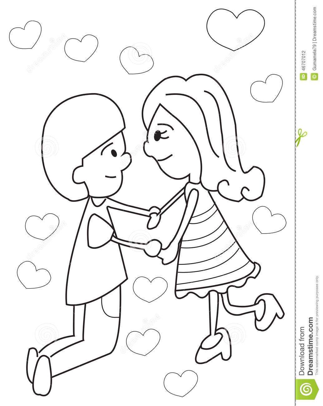Best ideas about Love Coloring Pages For Boys
. Save or Pin Hand Drawn Coloring Page A Boy And Girl Holding Hands Now.