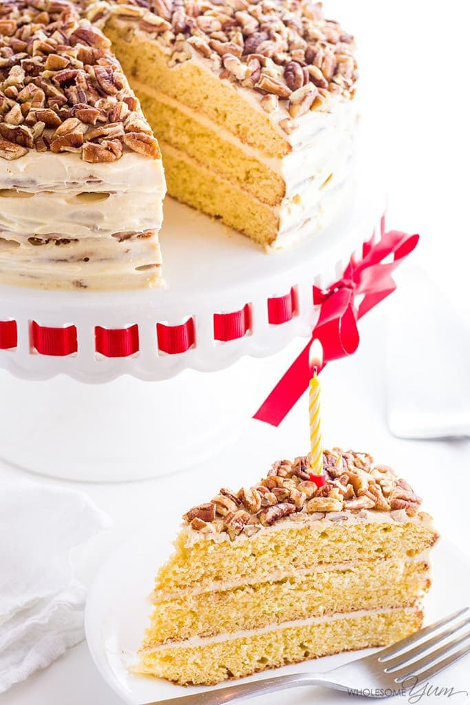 Best ideas about Low Carb Birthday Cake
. Save or Pin Vanilla Gluten Free Keto Birthday Cake Recipe Sugar Free Now.