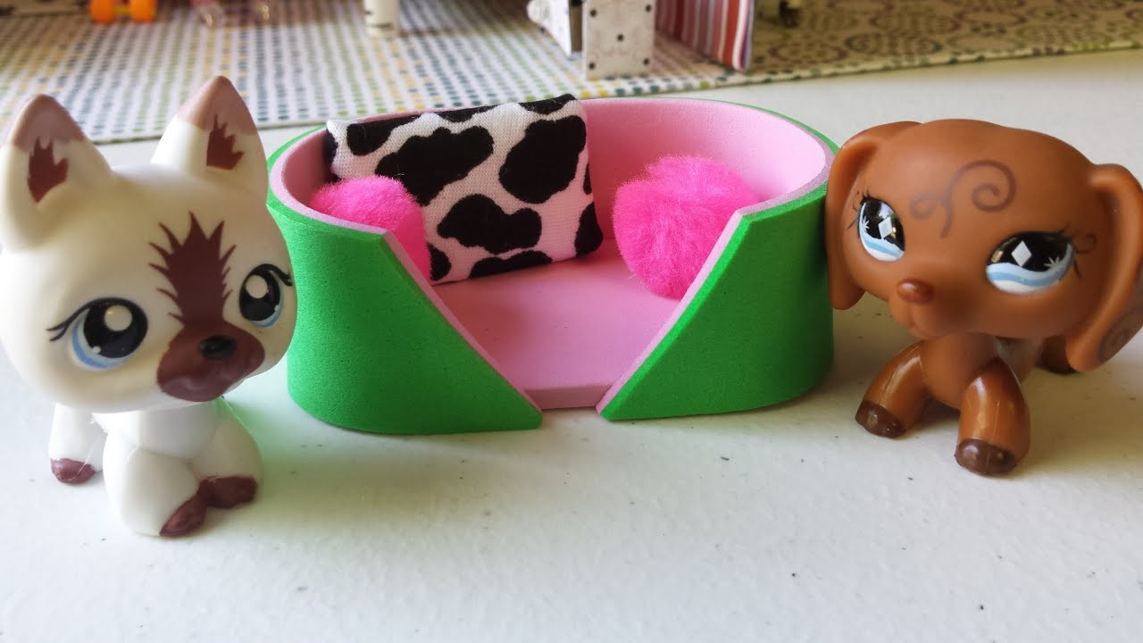 Best ideas about Lps DIY Bed
. Save or Pin How to Make an LPS Dog Pet Bed 2 Doll DIY Now.