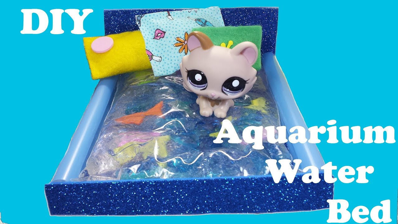 Best ideas about Lps DIY Bed
. Save or Pin DIY Doll Aquarium Fish Tank Water Bed for LPS & Mini Dolls Now.