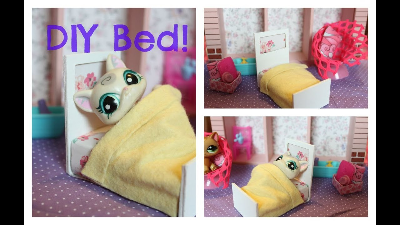 Best ideas about Lps DIY Bed
. Save or Pin How to make an LPS bed Littlest pet shop bed Now.