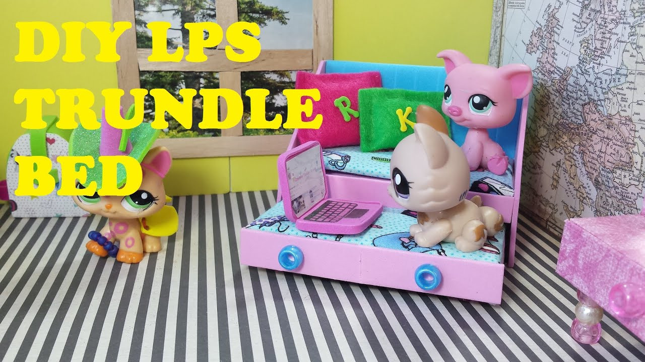 Best ideas about Lps DIY Bed
. Save or Pin DIY LPS Doll Trundle Pull out Bed Now.