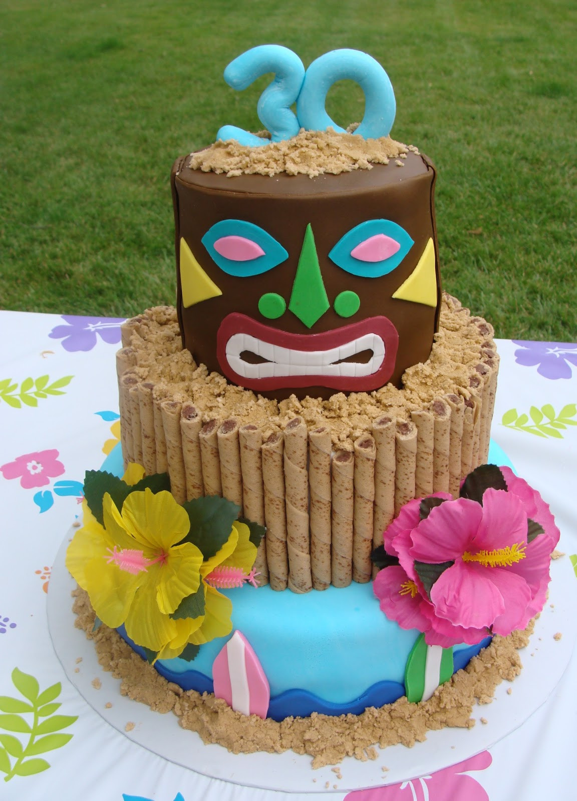 Best ideas about Luau Birthday Cake
. Save or Pin Sweet Treats by Bonnie Tiki Head Luau Cake Now.