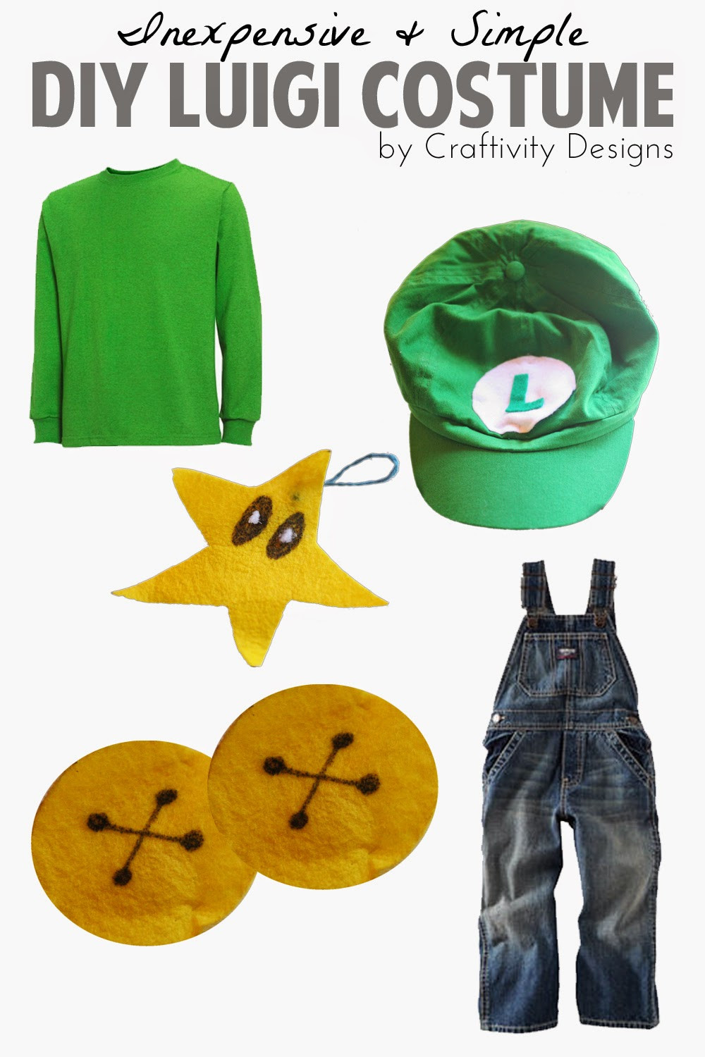 Best ideas about Luigi Costume DIY
. Save or Pin Craftivity Designs DIY Luigi Costume Simple & Inexpensive Now.