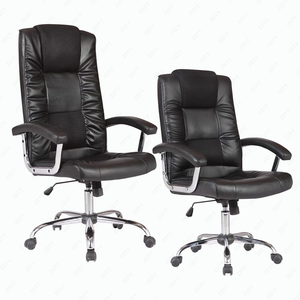 Best ideas about Lumbar Support For Office Chair
. Save or Pin BN Executive Swivel fice Chair Black PU Leather Lumbar Now.