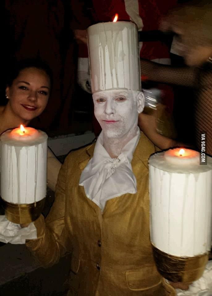 Best ideas about Lumiere Costume DIY
. Save or Pin My friend never half asses Halloween Now.