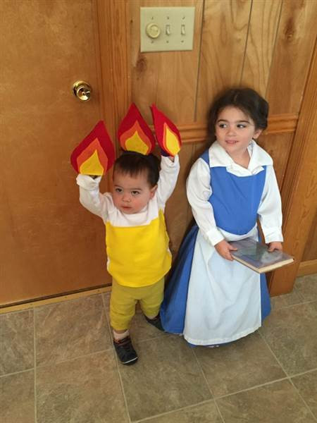 Best ideas about Lumiere Costume DIY
. Save or Pin 31 days of Halloween costumes Belle and Lumiere TODAY Now.