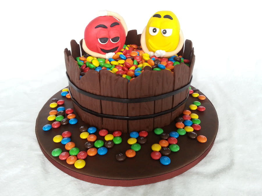 Best ideas about M.a.c Birthday Cake
. Save or Pin M&M Birthday Cake cake by Michelle CakesDecor Now.