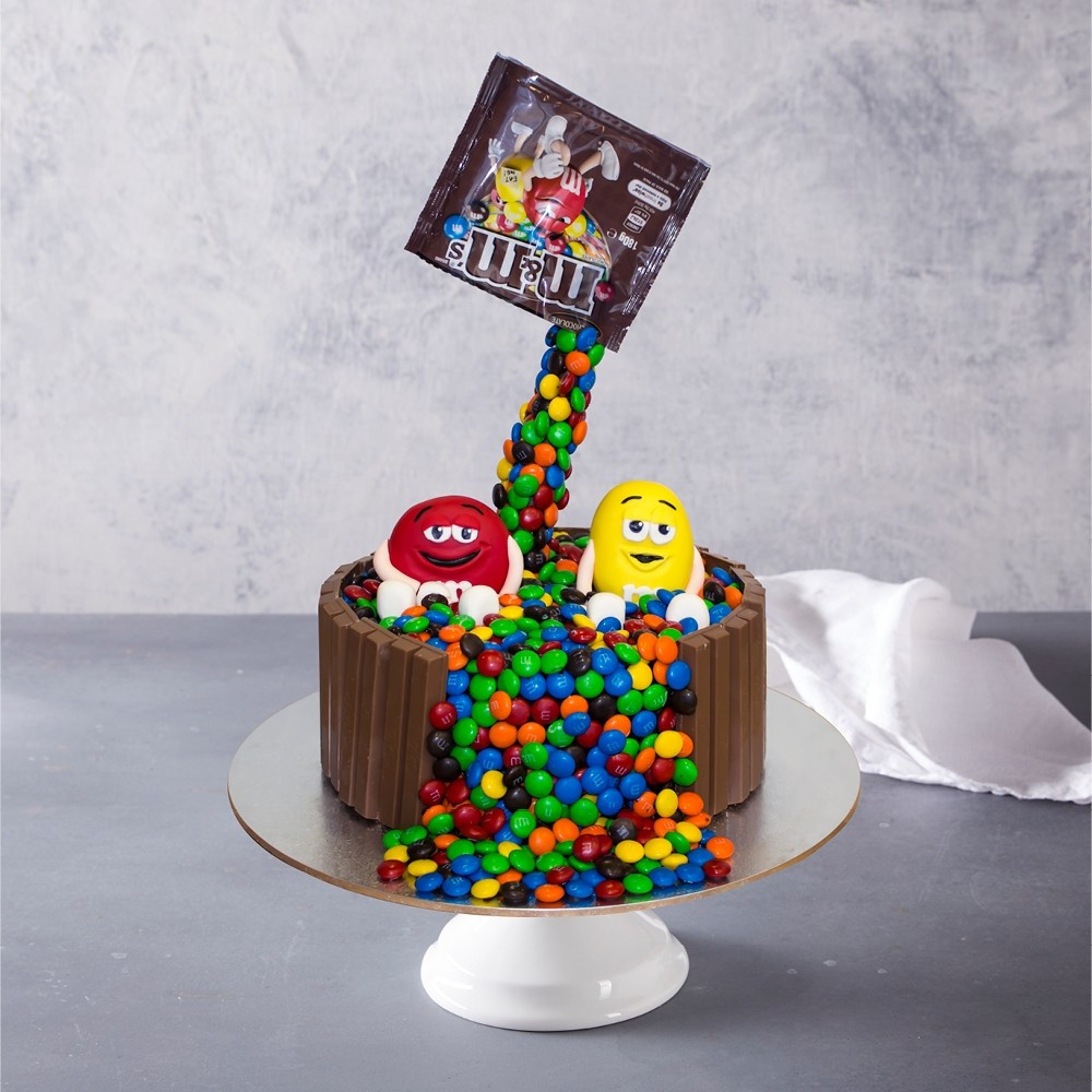 Best ideas about M.a.c Birthday Cake
. Save or Pin M&M s Custom Birthday Cake Now.