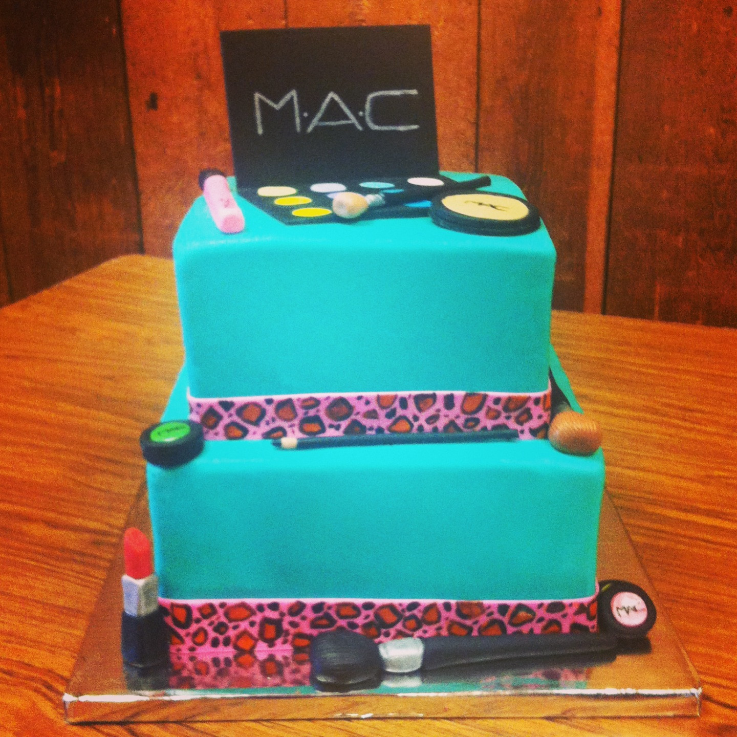 Best ideas about M.a.c Birthday Cake
. Save or Pin Simply Delicious Cakes M A C Makeup cake Now.