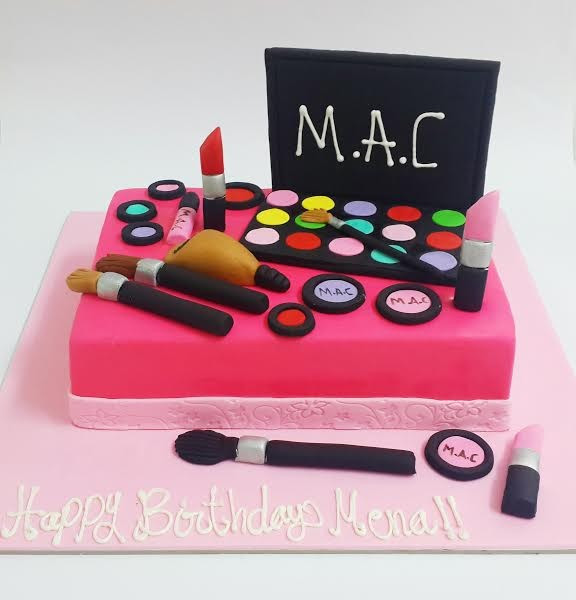 Best ideas about M.a.c Birthday Cake
. Save or Pin M A C Make up Birthday Cakes Decorated Cakes Now.