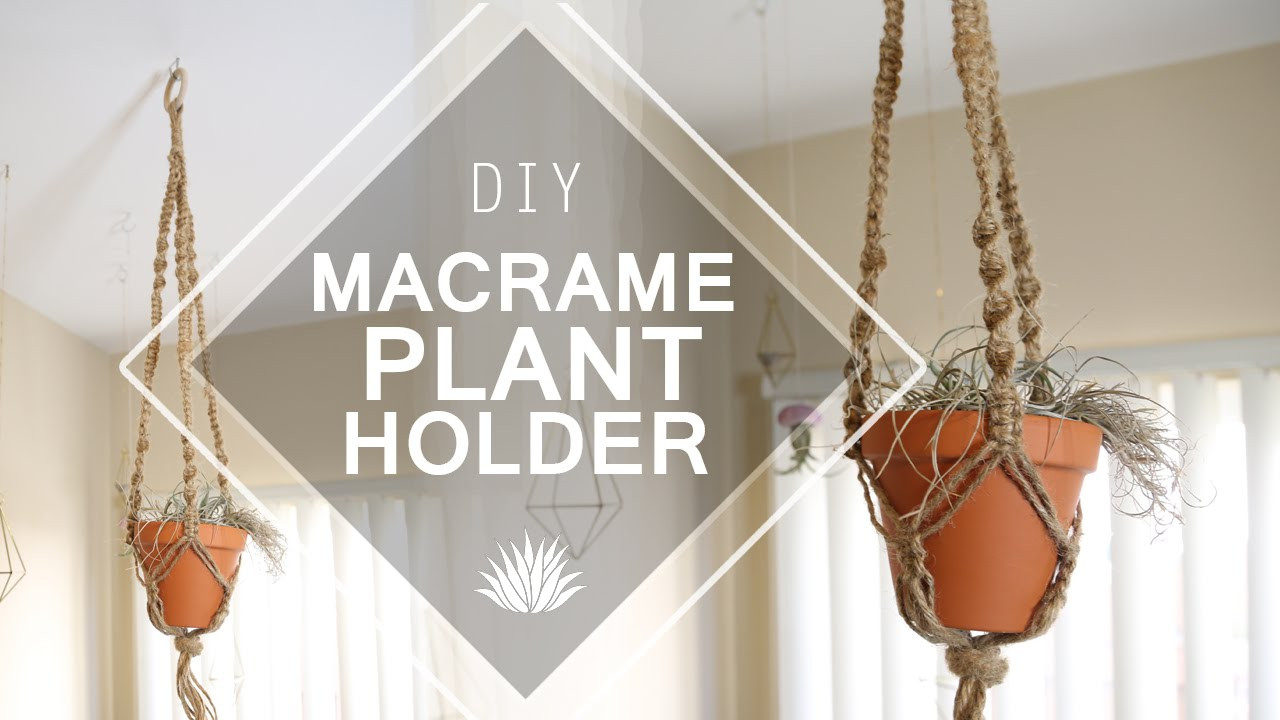 Best ideas about Macrame Plant Hanger DIY
. Save or Pin Macrame Plant Holder ♥ DIY Now.