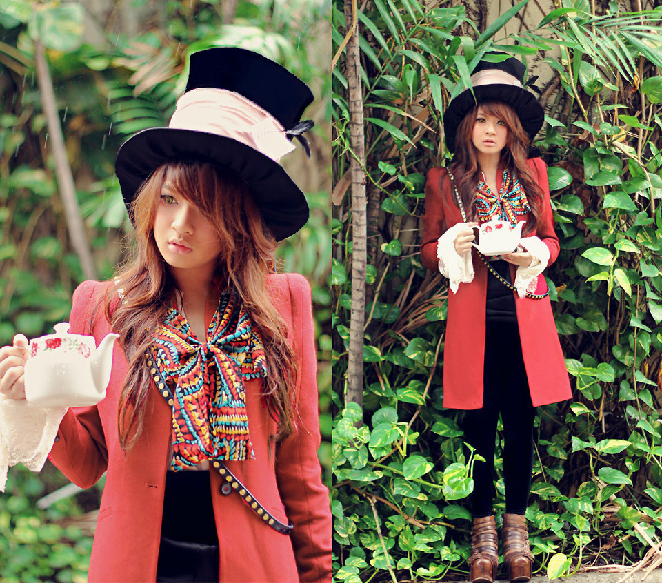 Best ideas about Mad Hatter DIY Costume
. Save or Pin Anastasia Siantar Zara Blazer Jeffrey Campbell Wrecker Now.