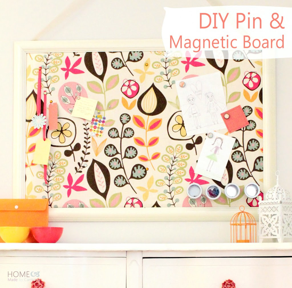 Best ideas about Magnetic Board DIY
. Save or Pin DIY Pin & Magnetic Board Home Made By Carmona Now.