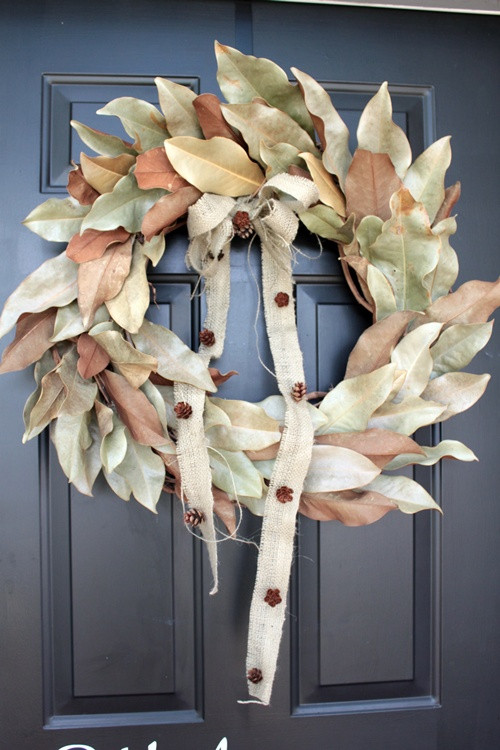 Best ideas about Magnolia Wreaths DIY
. Save or Pin Making A Fall Magnolia Wreath Southern Hospitality Now.
