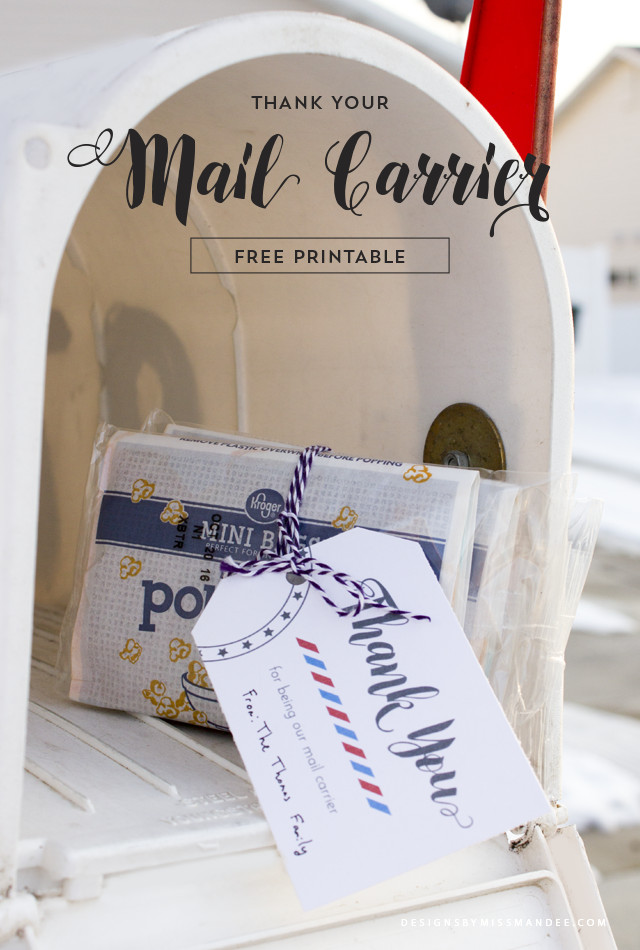 Best ideas about Mail Carrier Gift Ideas
. Save or Pin Thank Your Mail Carrier Free Printable Now.