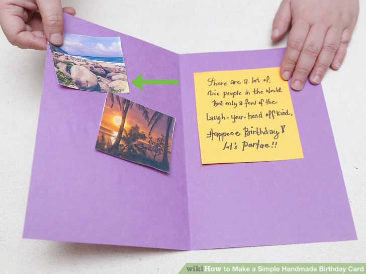 Best ideas about Make A Birthday Card
. Save or Pin How to Make a Simple Handmade Birthday Card 15 Steps Now.