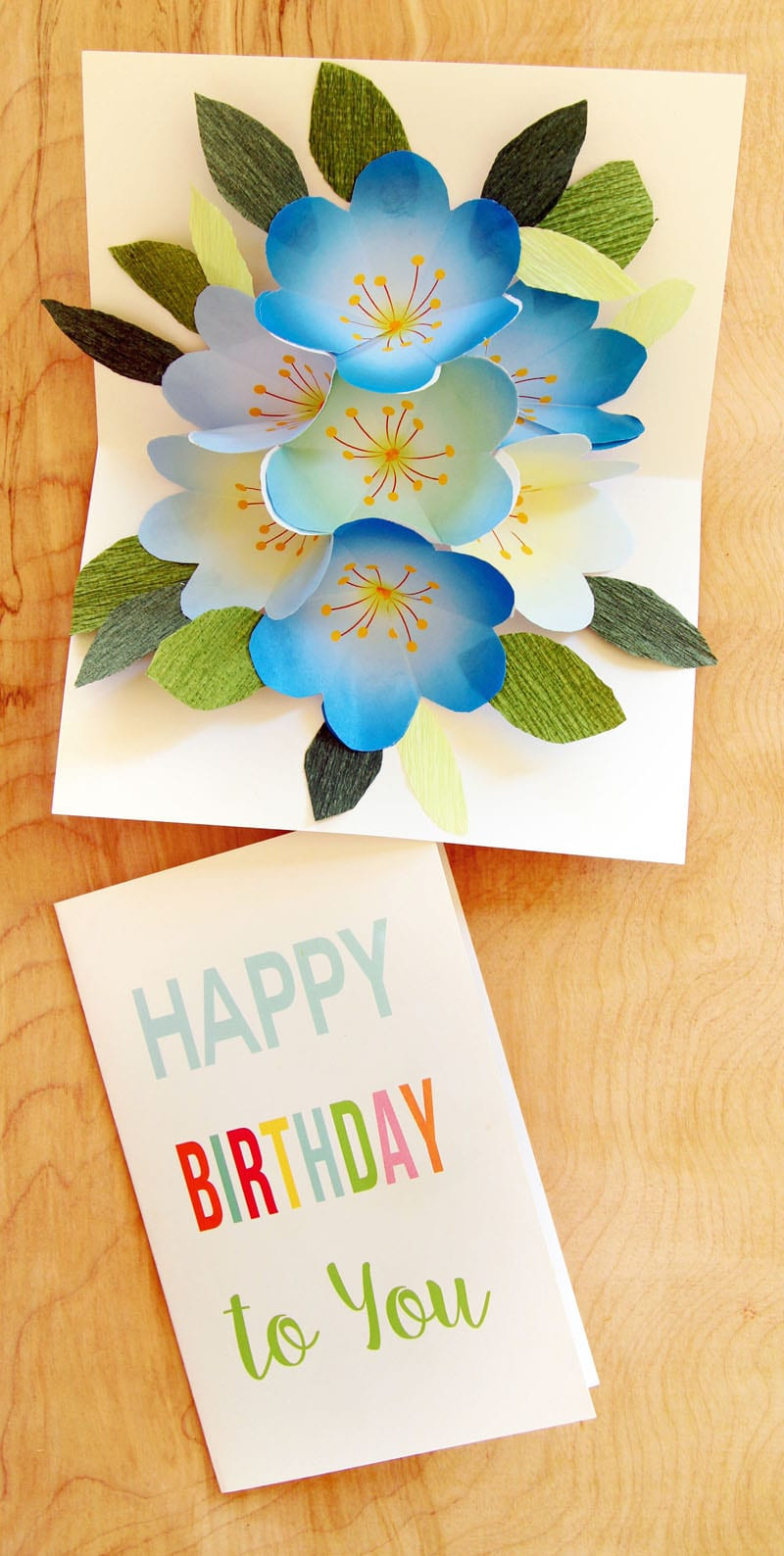 Best ideas about Make A Birthday Card
. Save or Pin Free Printable Happy Birthday Card with Pop Up Bouquet A Now.