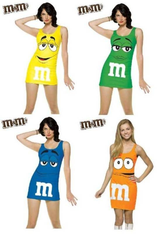 Best ideas about M&amp;M Costume DIY
. Save or Pin Y Women s M&M s Candy Character Costume Tank Dress Now.