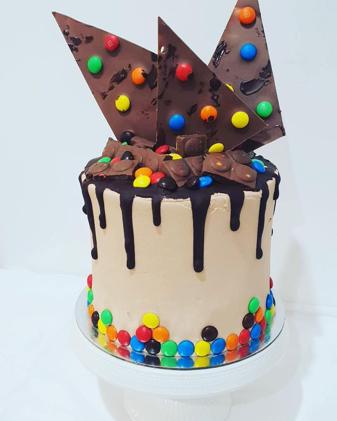 Best ideas about M&amp;ms Birthday Cake
. Save or Pin Chocolate M&M cake Chocolate cake with layers of m&ms Now.