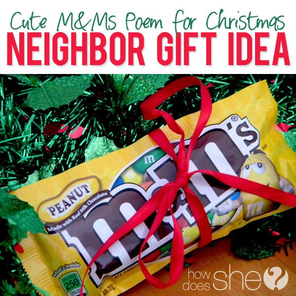 Best ideas about M&amp;Ms Gift Ideas
. Save or Pin 38 Neighbor Christmas Idea – M&M s crafts Now.