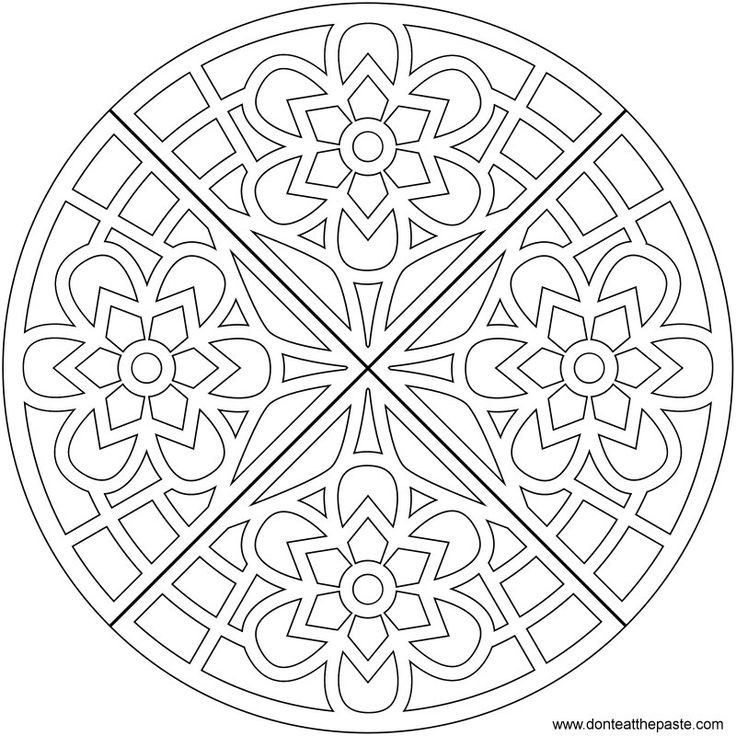 Best ideas about Mandala Coloring Pages For Boys
. Save or Pin Waffle mandala coloring page also available in Now.