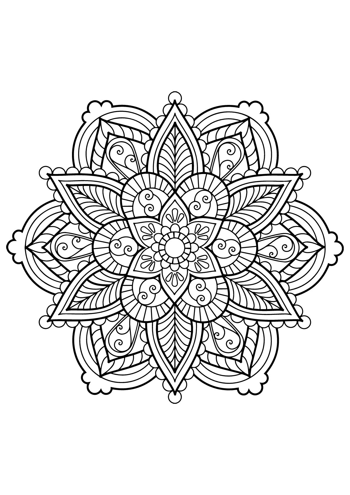 Best ideas about Mandalas Adult Coloring Books
. Save or Pin Mandala from free coloring books for adults 28 M&alas Now.