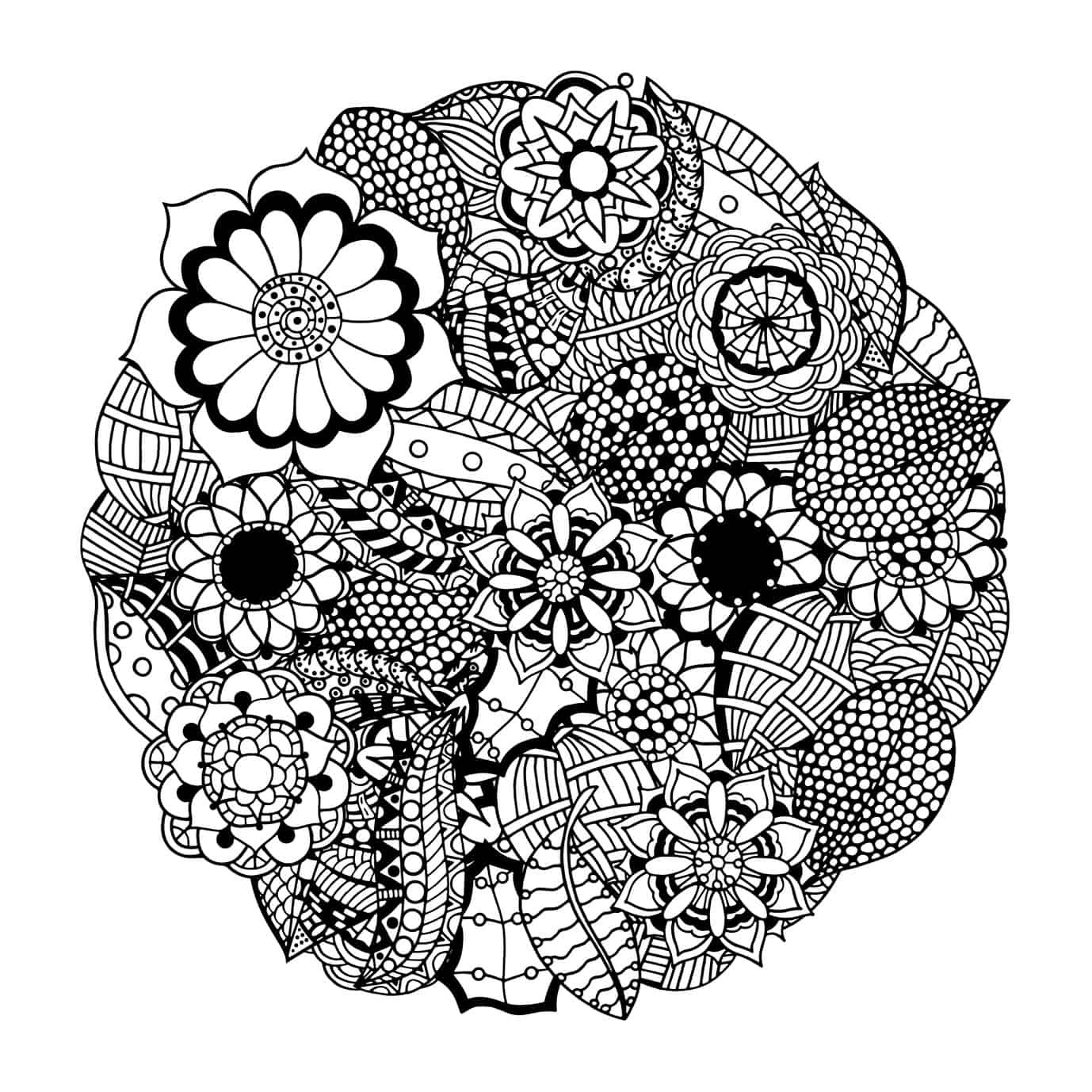 Best ideas about Mandalas Adult Coloring Books
. Save or Pin These Printable Abstract Coloring Pages Relieve Stress And Now.