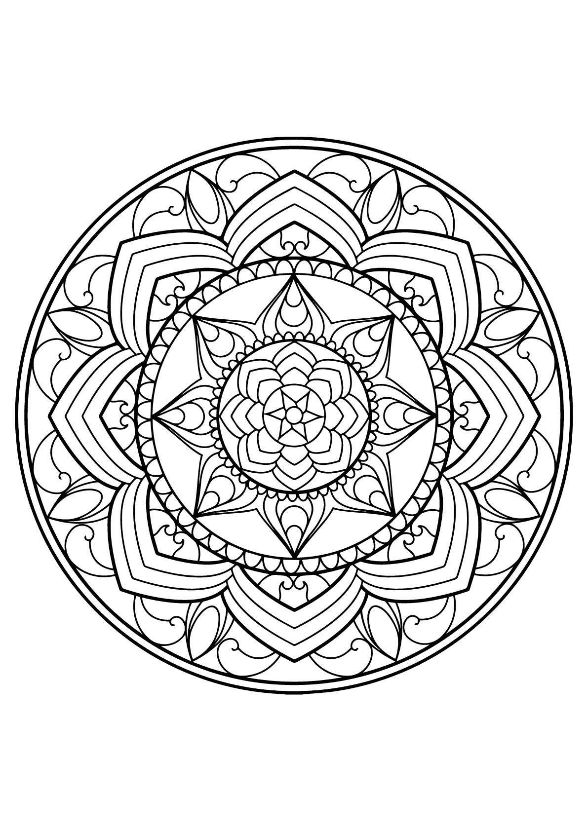 Best ideas about Mandalas Adult Coloring Books
. Save or Pin Mandala from free coloring books for adults 13 M&alas Now.