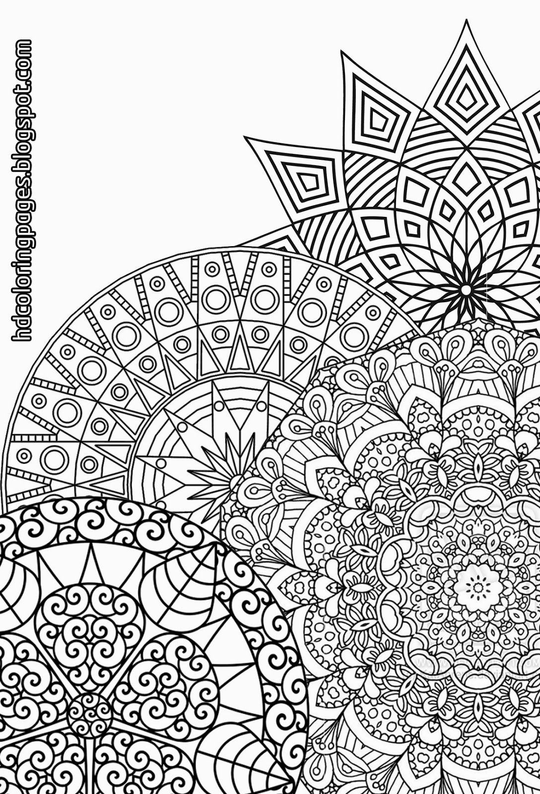 Best ideas about Mandalas Adult Coloring Books
. Save or Pin Super Detailed Mandalas Coloring Pages for Adult Now.