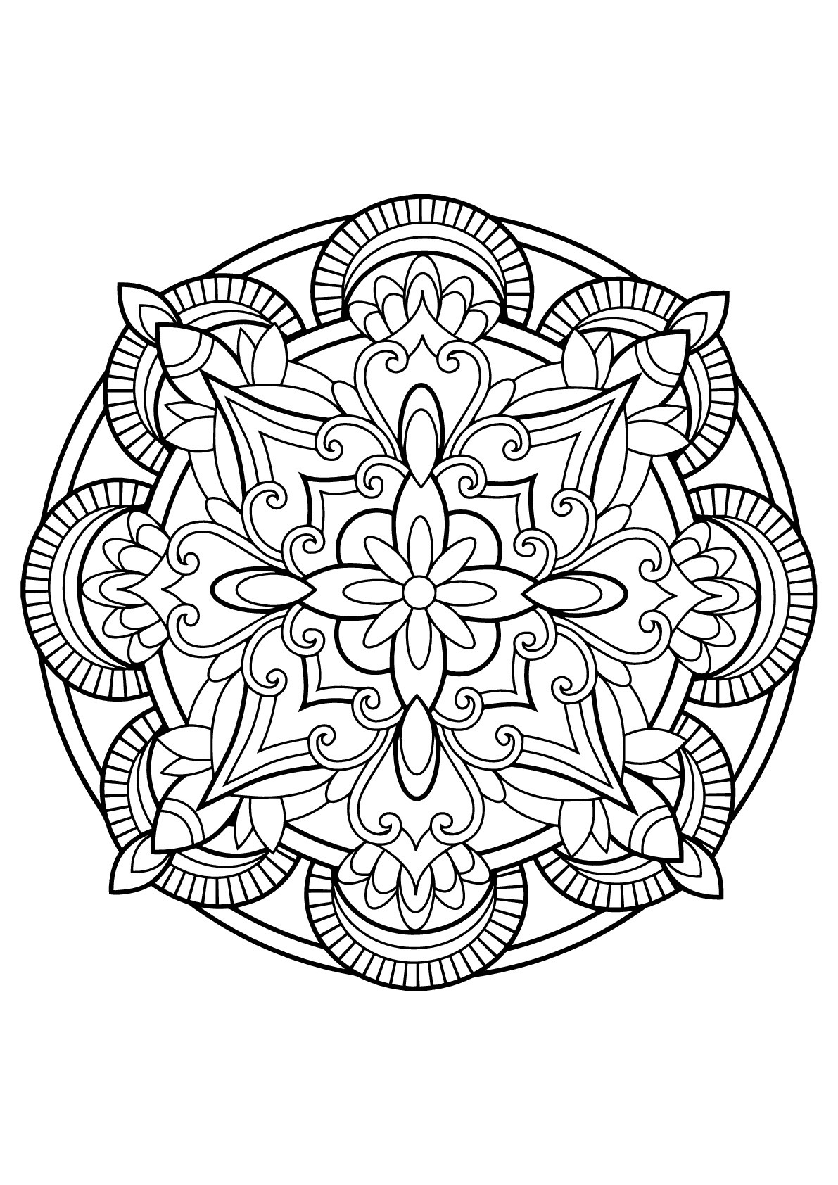 Best ideas about Mandalas Adult Coloring Books
. Save or Pin Mandala from free coloring books for adults 23 M&alas Now.