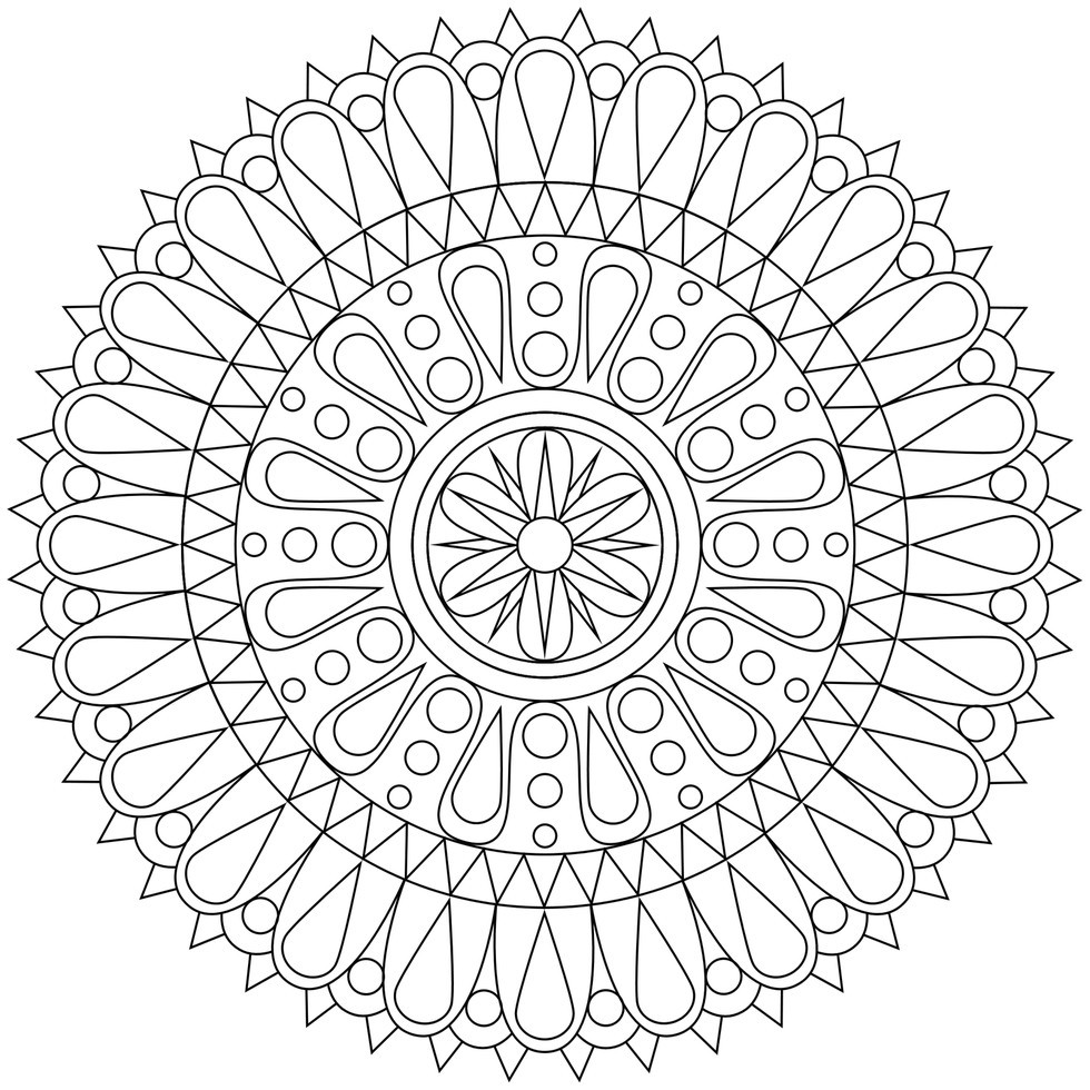 Best ideas about Mandalas Adult Coloring Books
. Save or Pin These Printable Mandala And Abstract Coloring Pages Now.