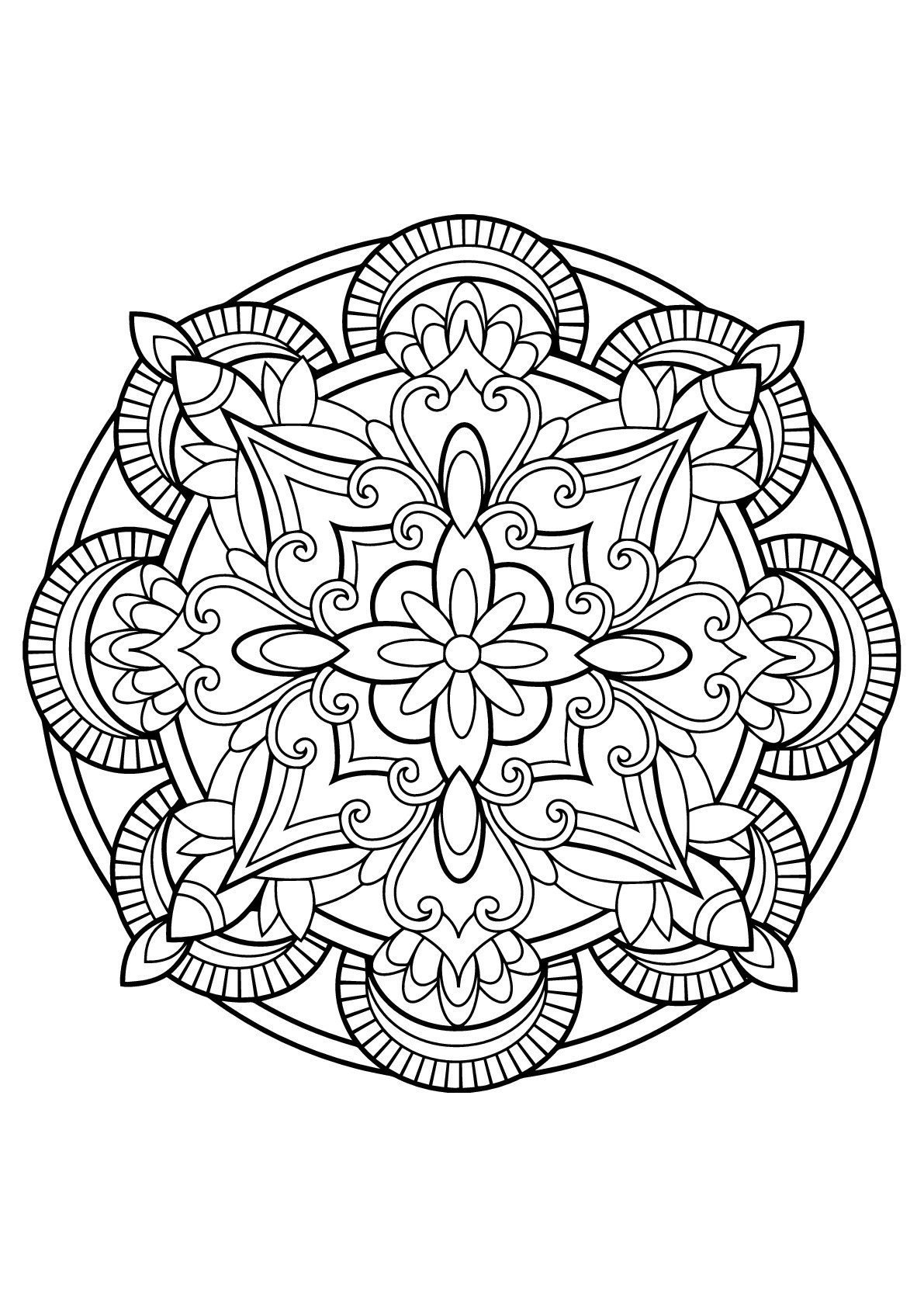 Best ideas about Mandela Adult Coloring Books
. Save or Pin Mandala from free coloring books for adults 23 M&alas Now.