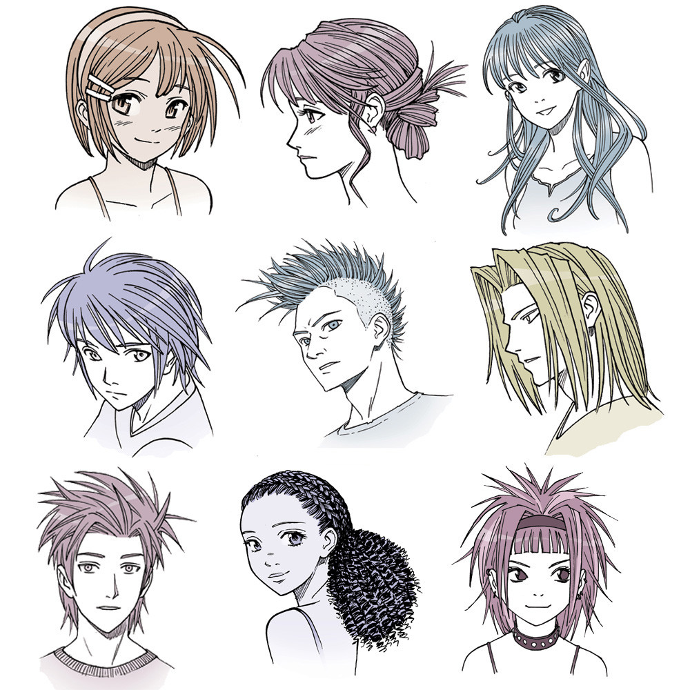 Best ideas about Manga Hairstyles Female
. Save or Pin Drawing Anime Hair for Male and Female Characters IMPACT Now.