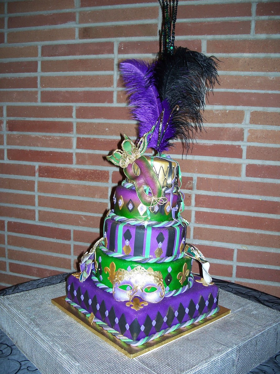 Best ideas about Mardi Gra Birthday Cake
. Save or Pin 15Th Birthday Mardi Gras Quinceanera Cake CakeCentral Now.