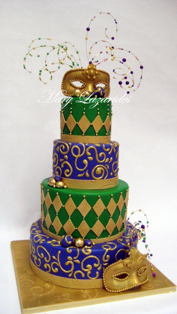 Best ideas about Mardi Gra Birthday Cake
. Save or Pin 289 best Mardi Gras Cakes images on Pinterest Now.