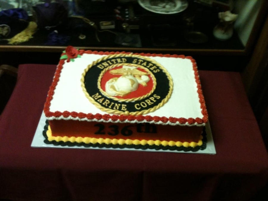 Best ideas about Marine Corp Birthday Cake
. Save or Pin Marine Corps 236Th Birthday Cake CakeCentral Now.