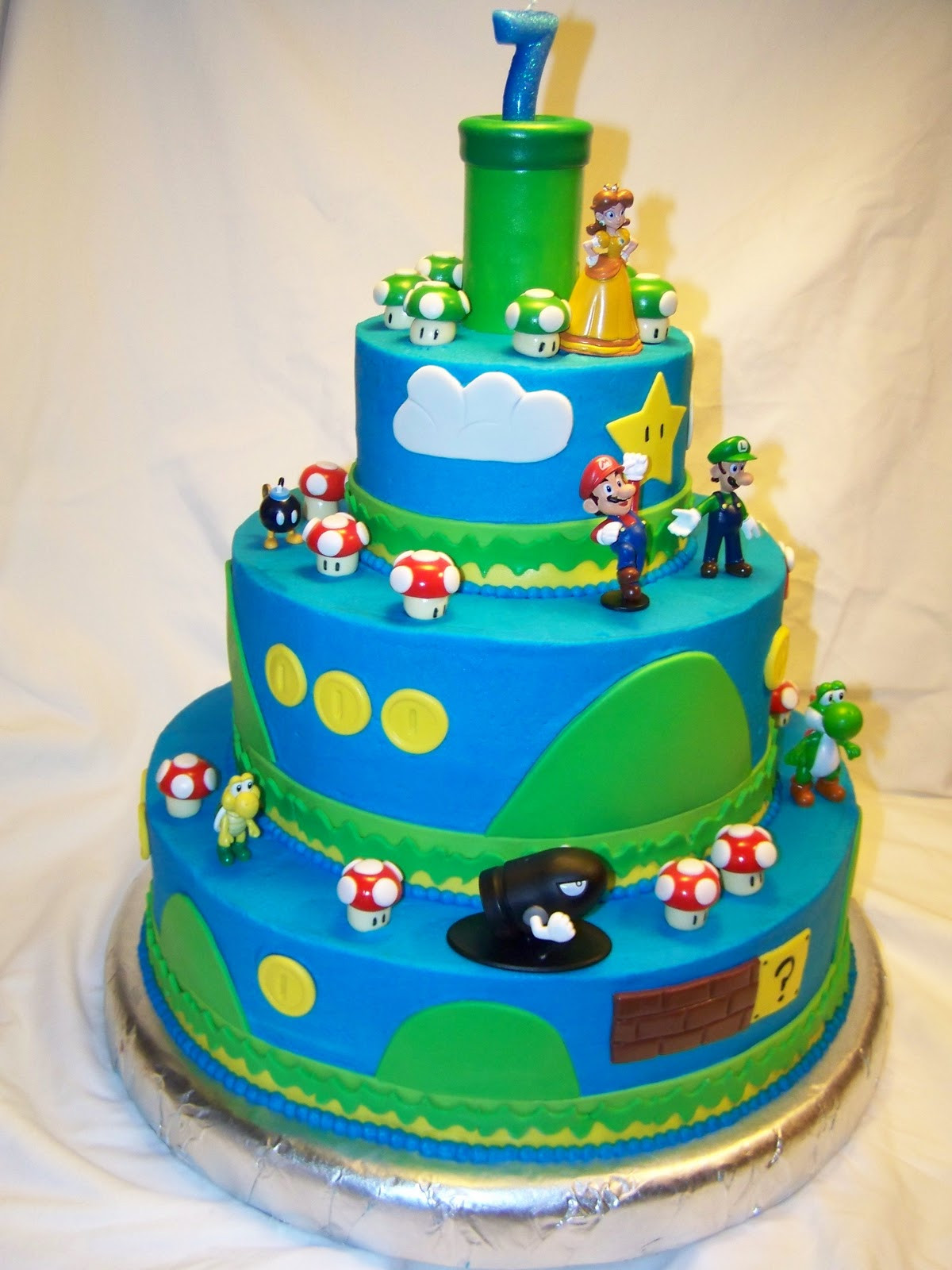 Best ideas about Mario Birthday Cake
. Save or Pin Cakes by Kristen H Super Mario Bros Cake Now.