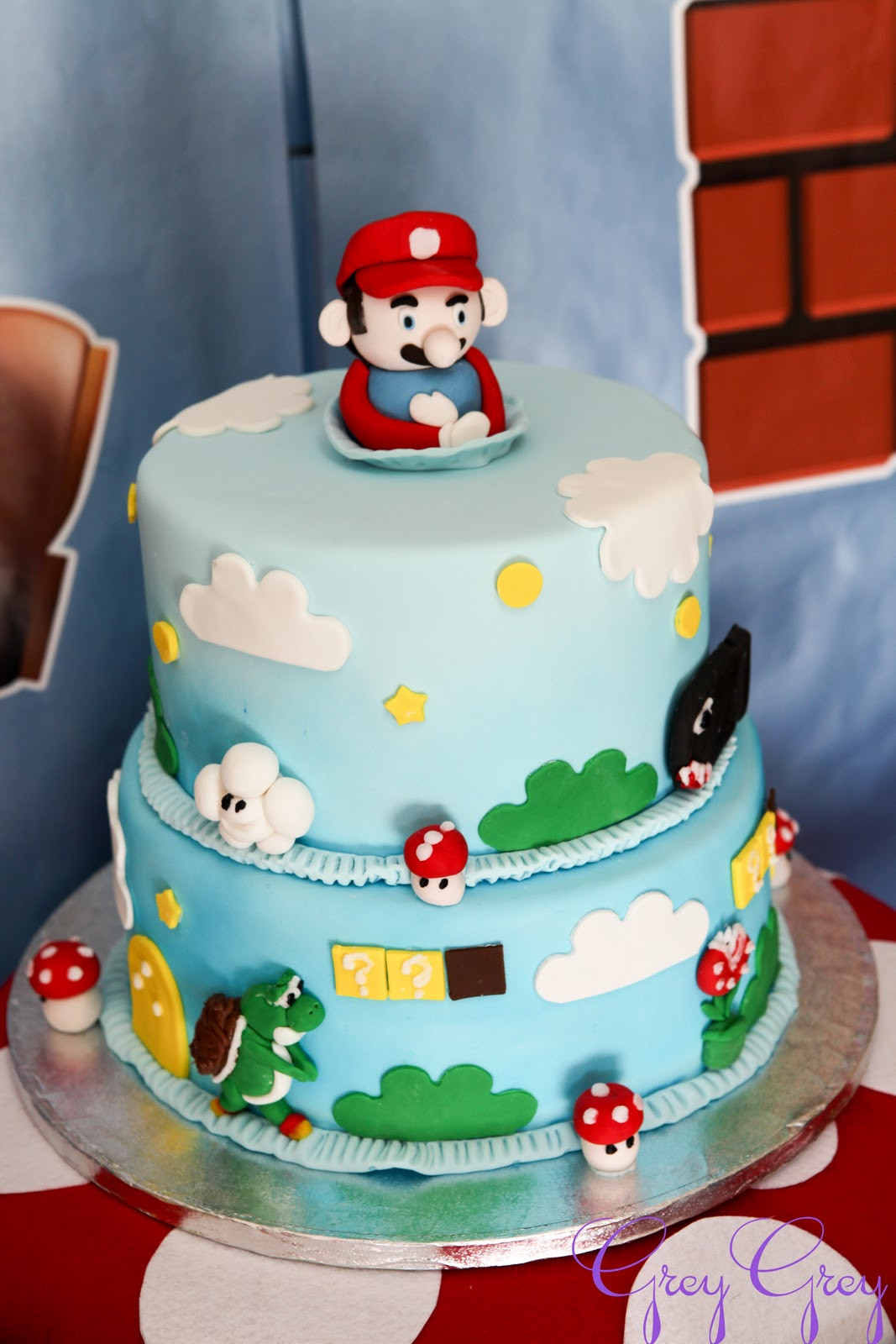 Best ideas about Mario Birthday Cake
. Save or Pin GreyGrey Designs My Parties Super Mario Birthday Party Now.