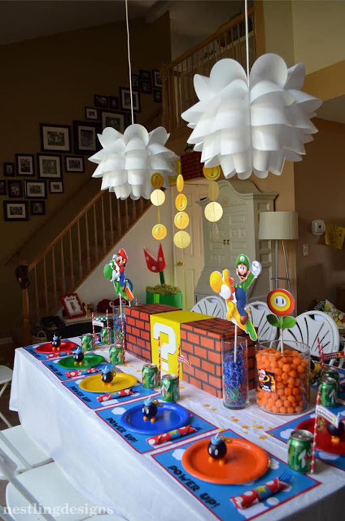 Best ideas about Mario Birthday Party Ideas
. Save or Pin Kara s Party Ideas Super Mario Party Planning Ideas Cake Now.