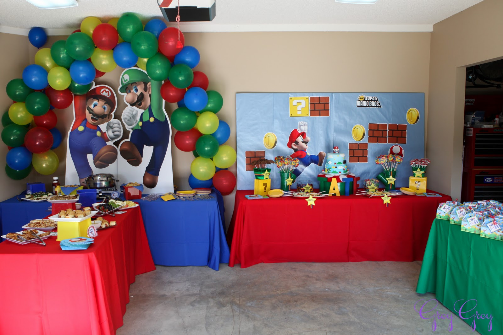 Best ideas about Mario Birthday Party Ideas
. Save or Pin GreyGrey Designs My Parties Super Mario Birthday Party Now.