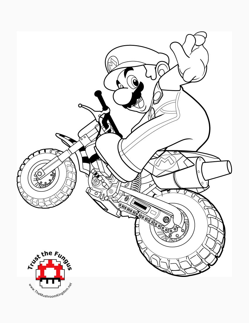 Best ideas about Mario Kart Coloring Pages For Kids Printable
. Save or Pin Reino do Cogumelo Abril 2008 Now.