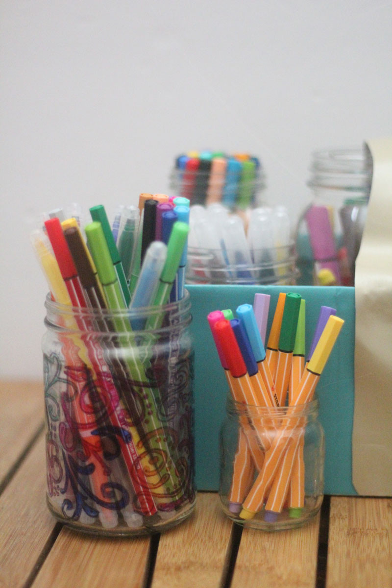 Best ideas about Marker Organizer DIY
. Save or Pin DIY Marker Storage Caddy a Portable Family Art Station Now.