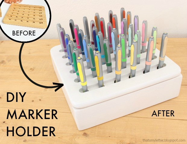 Best ideas about Marker Organizer DIY
. Save or Pin That s My Letter "S" is for Swap It Repurposed Trivet Now.